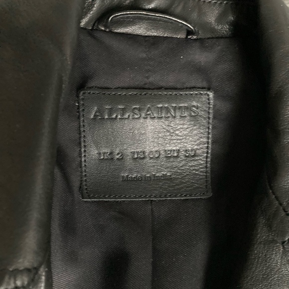 Allsaints Dalby leather jacket - Picture 3 of 15